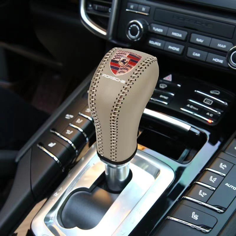 Porsche Cayenne gear shift leather cover