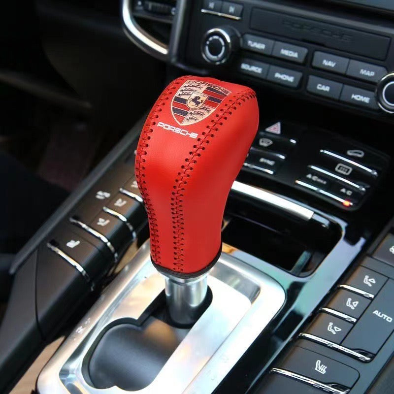 Porsche Cayenne gear shift leather cover